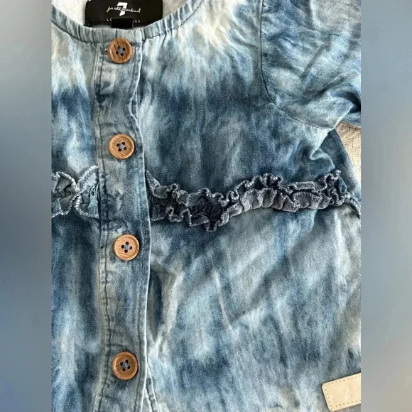 7 For All Mankind Shirt and Short Set size 12 months - Picture 6 of 13